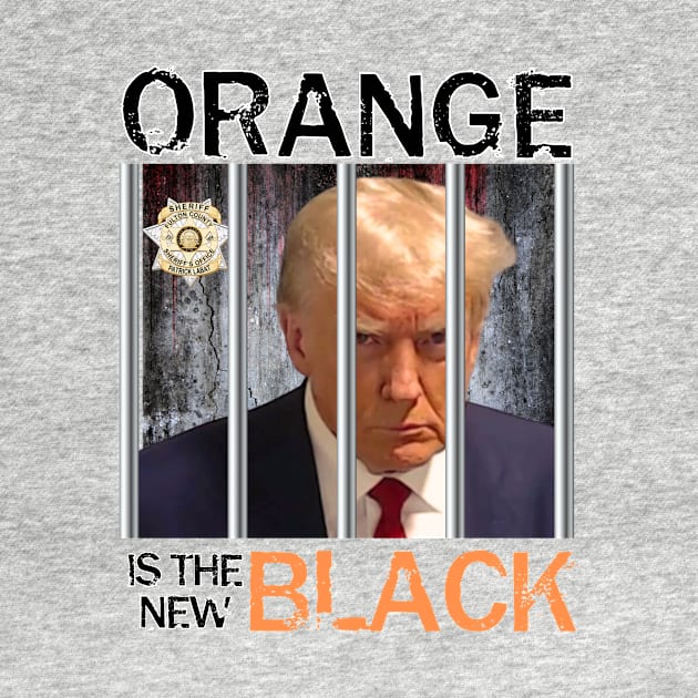 TRUMP MUGSHOT - ORANGE IS THE NEW BLACK by Simontology